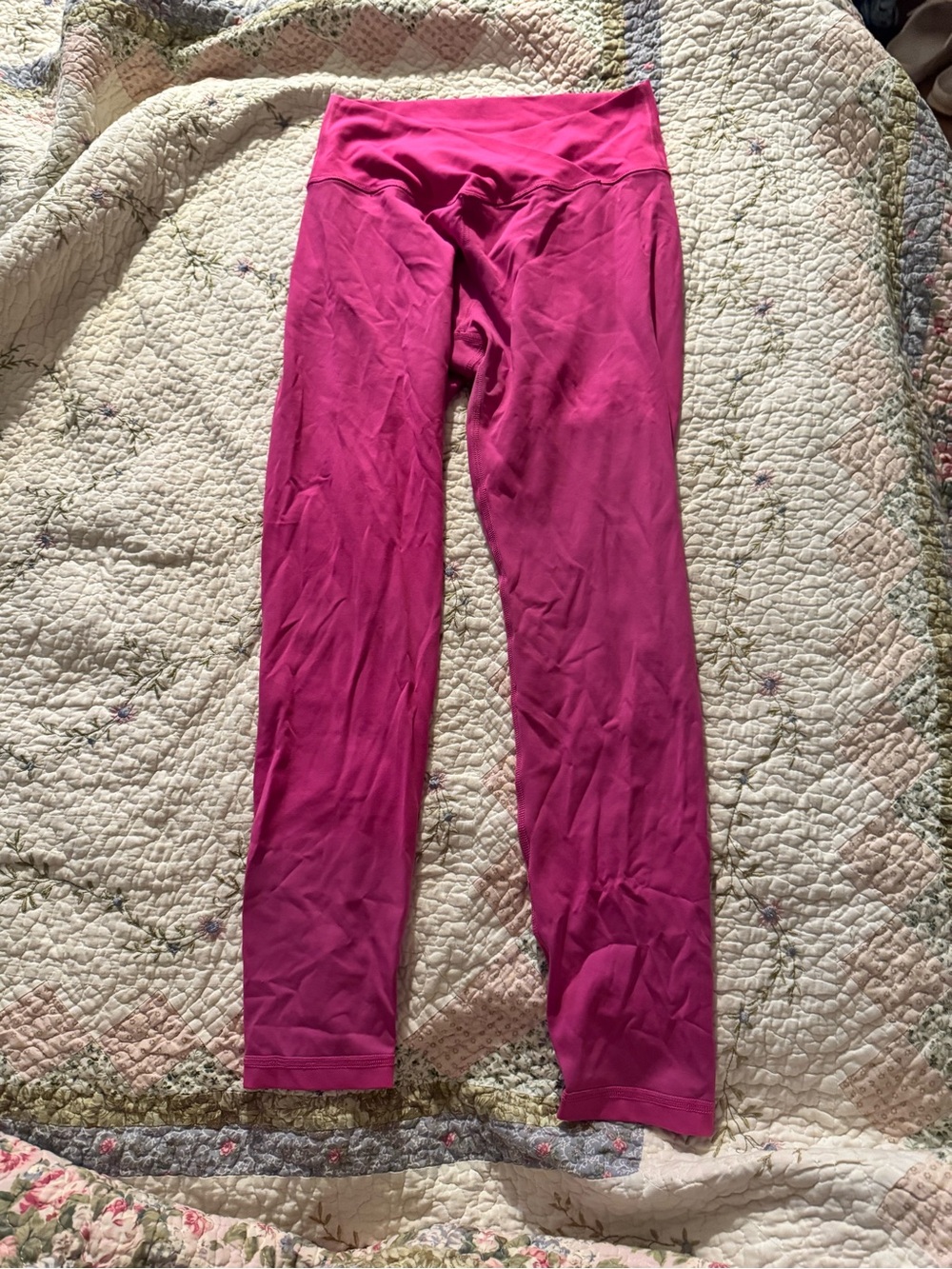 Women’s Magenta Active Leggings - Stretchy High-Waist Bottoms